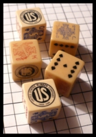 Dice : Dice - Poker Dice - Poker Dice United States Rubber Co. - KC Trade and Old West Antiques Nov 2011